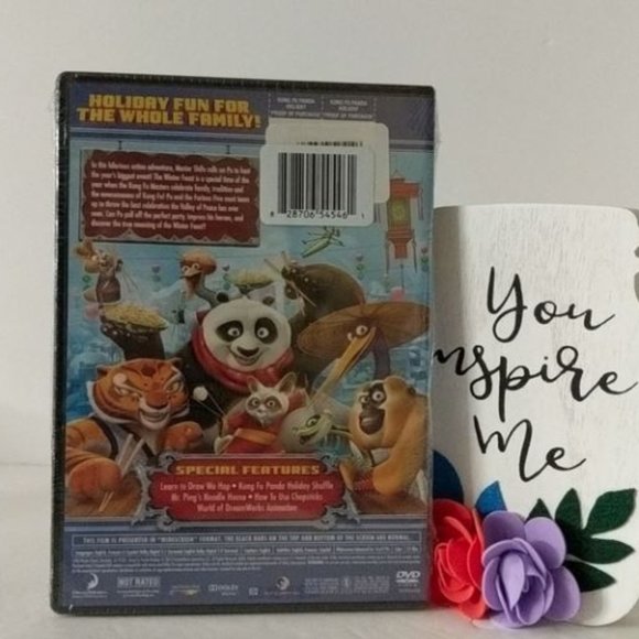 🍀 DreamWorks Kung Fu Panda Holiday DVD Brand NEW 🍀 - Picture 4 of 5